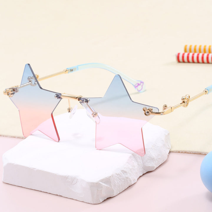 Damen Sonnenbrille im trendigen Stern-Design Karnz