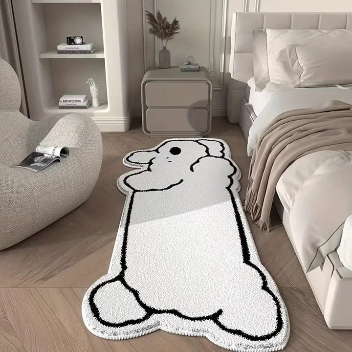 Verspielt Cartoon Katze Teppich