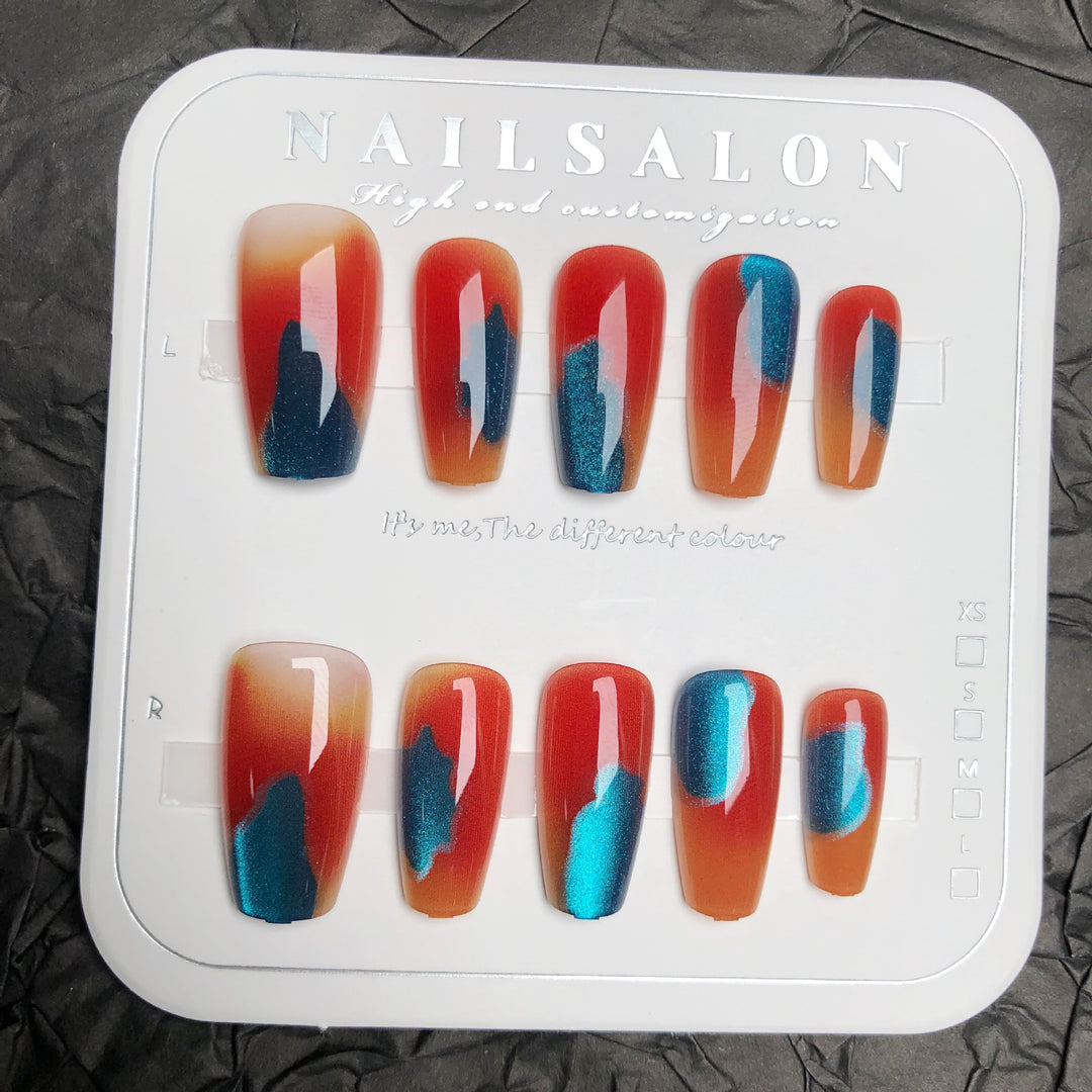 Gel Press-On Nagelkunst Set