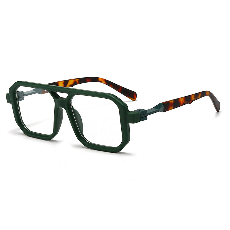 Damen stilvolle oversized Sonnenbrille mit geometrischem Rahmen Karnz