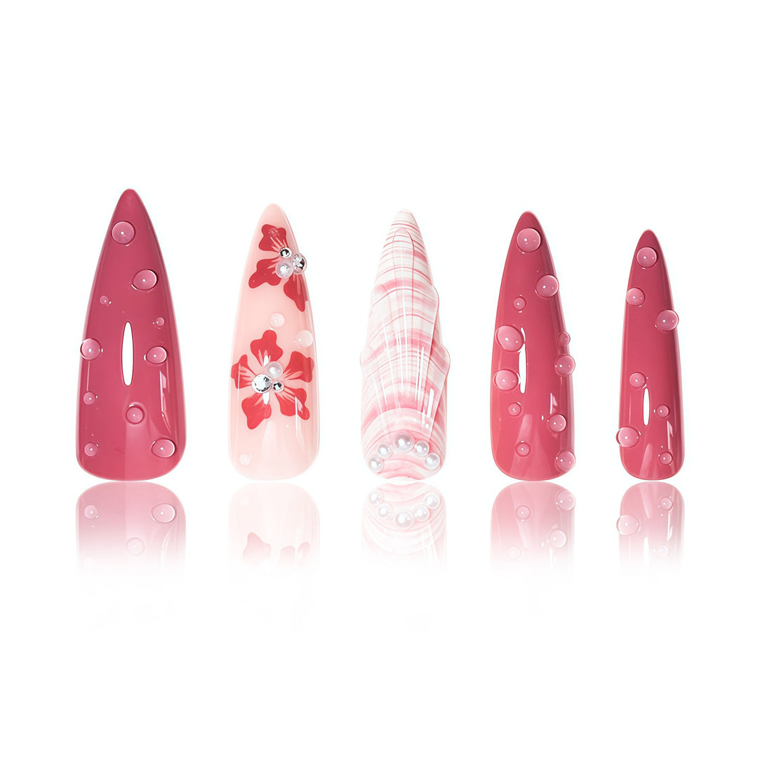 Florale Kunst Nagelverlängerungen Karnz