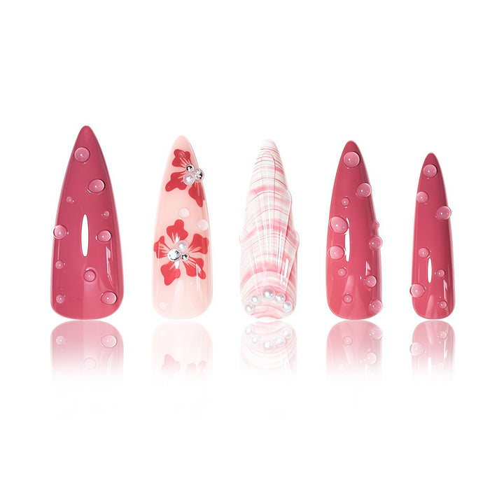 Florale Kunst Nagelverlängerungen Karnz