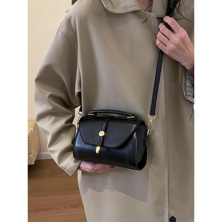 Vintage-inspirierte Leder-Schultertasche Karnz