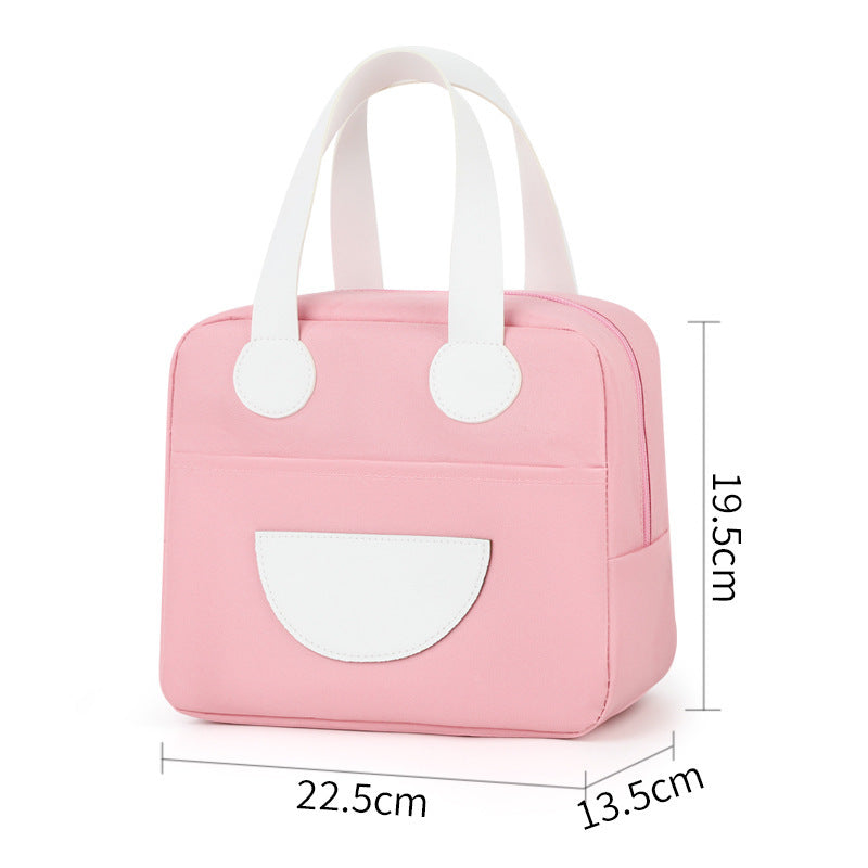 Spaß Charakter isolierte Lunch Tasche