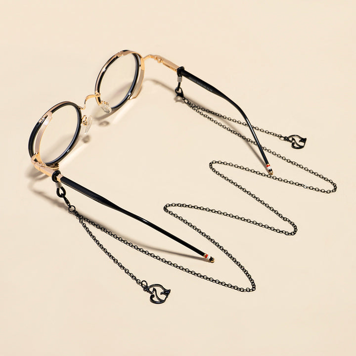 Stylische Metall Augenweide Kette Karnz