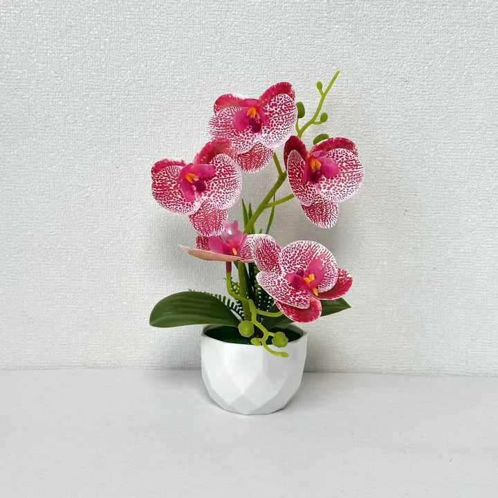 Künstliche Orchideenblumenarrangement für die Innendekoration
