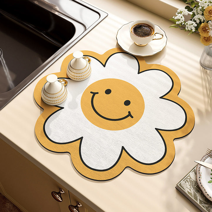 Dekoratives blumenförmiges Tischset Karnz