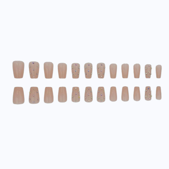 Elegantes Nagelkunst Design Kit mit Strass-Akzenten