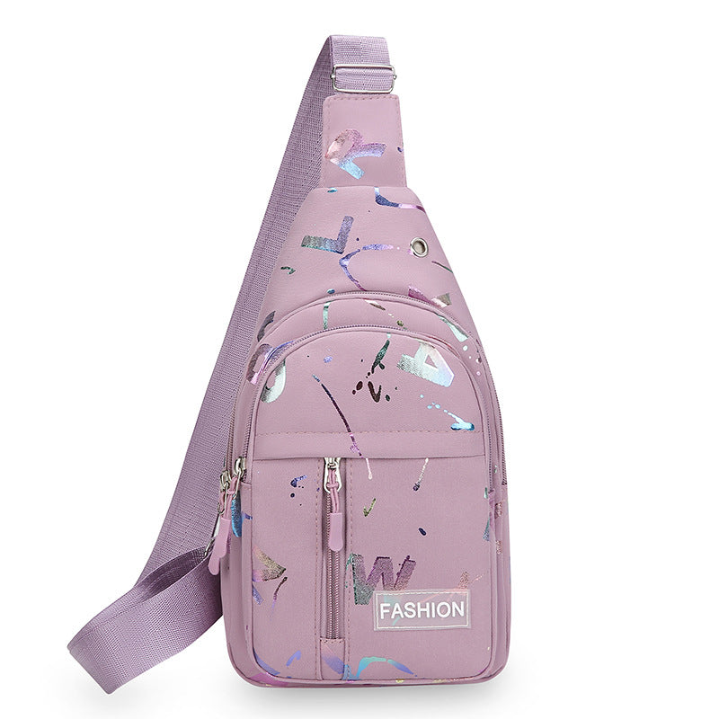 Künstlerische Sling-Tasche Karnz