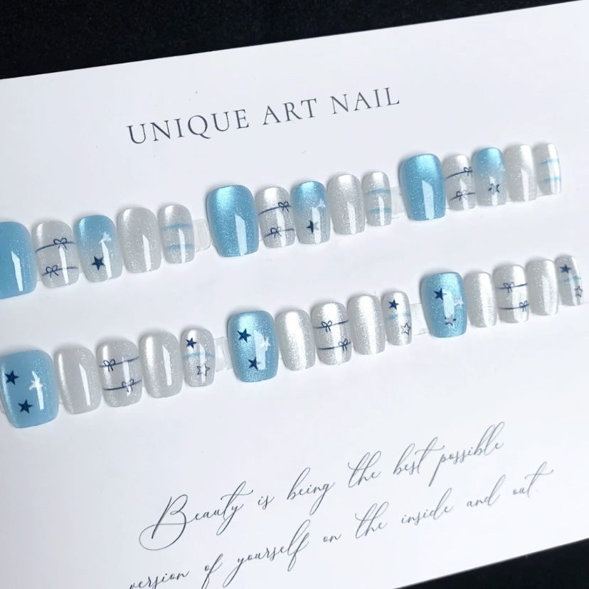 Elegante Stern-verzierte Nagelkunst Tipps