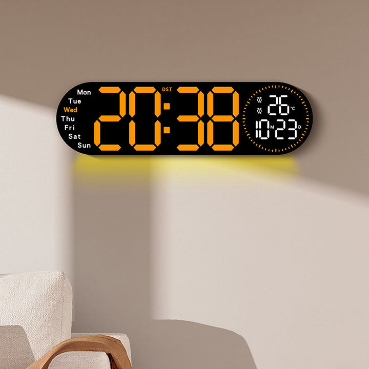 Digitaler Multifunktionswecker mit Temperatur und Wetteranzeige Karnz