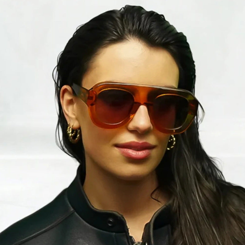 Damen oversized Sonnenbrille mit modernem Design und UV-Schutz Karnz