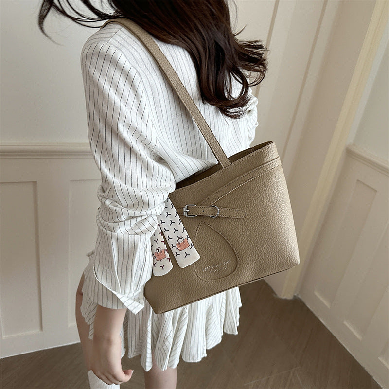 Bequeme Leder-Tote-Bag