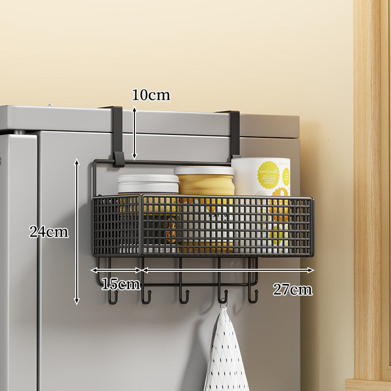 Über-Kühlschrank Doppel-Schicht Magnetische Drahtgeflecht Vorratsorganizer