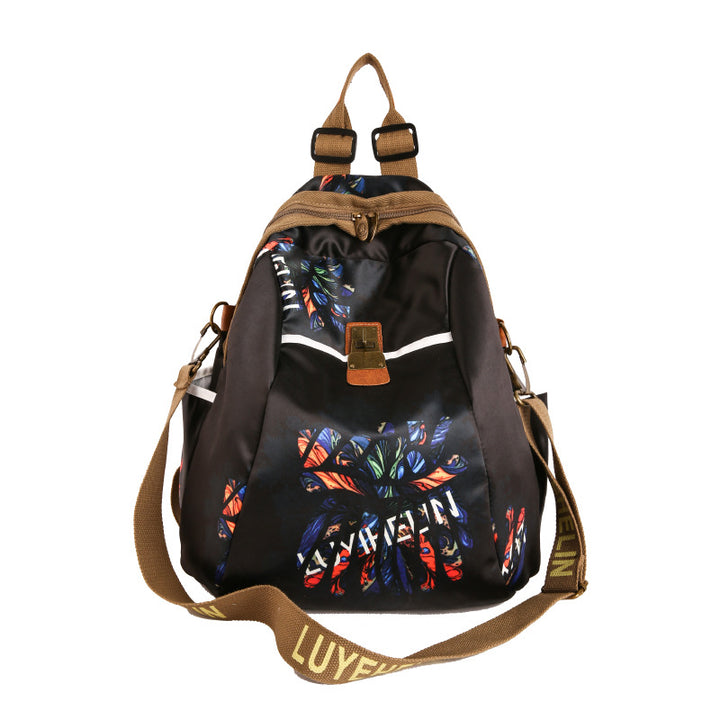 Künstlerischer Floral Zugbeutel Rucksack Karnz