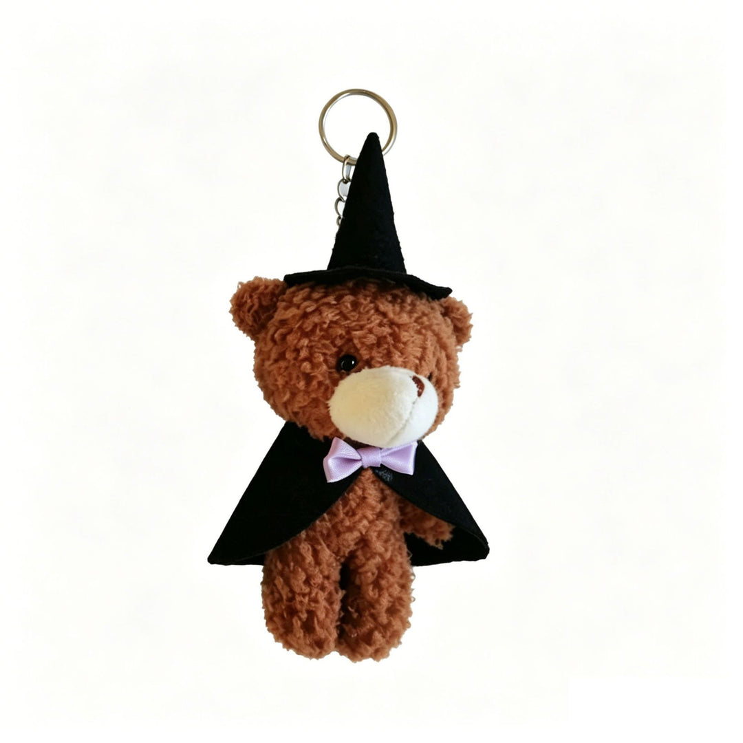 Kuscheliger Halloween-Teddybär Schlüsselanhänger