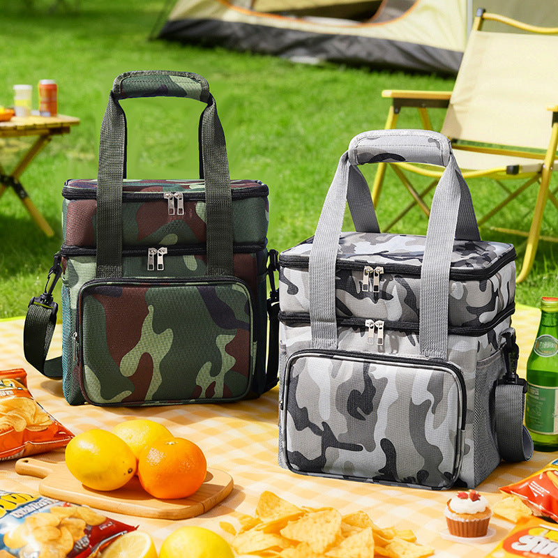 Isolierte Camo Mittagskühltasche Karnz