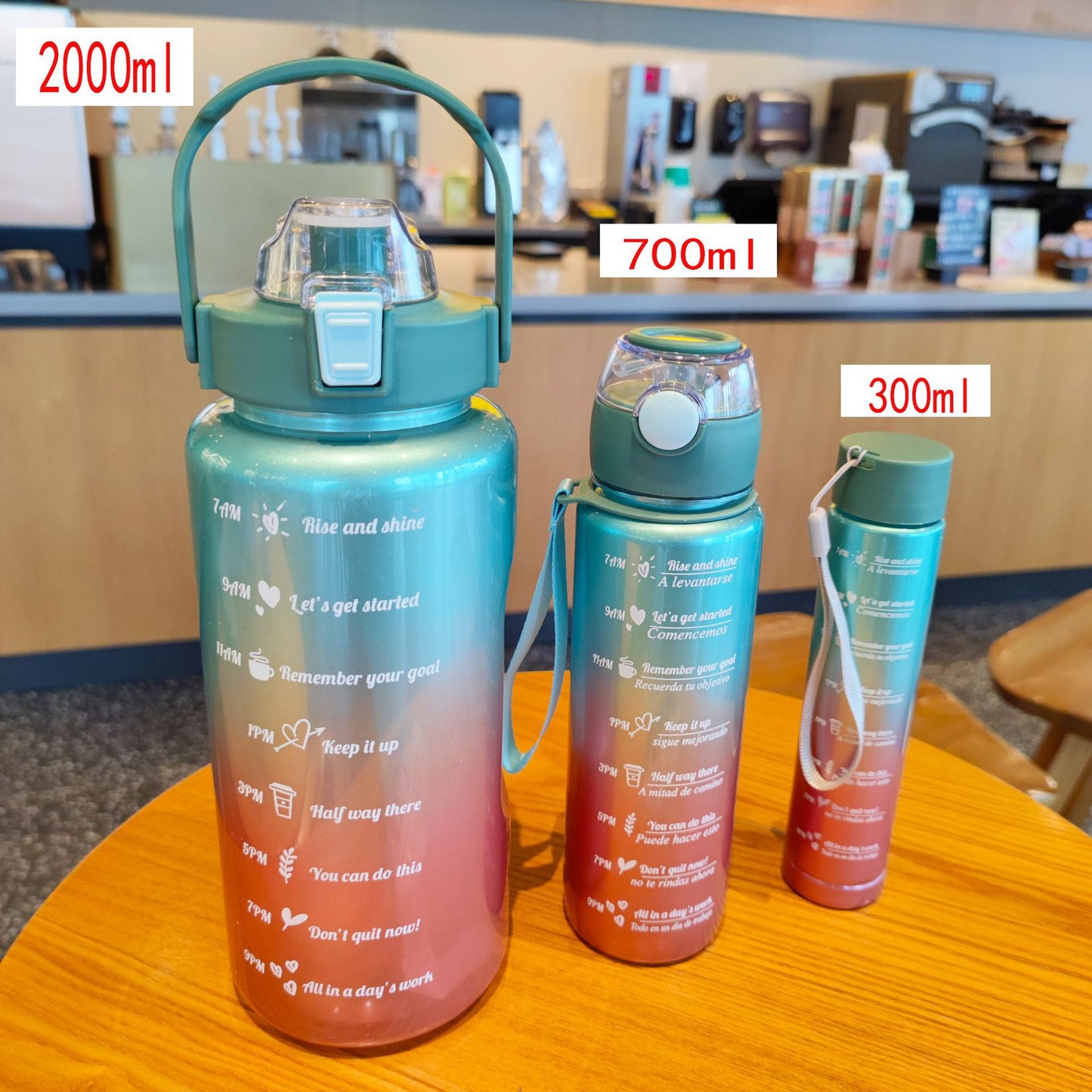 Damen Motivations Trinkflasche Karnz