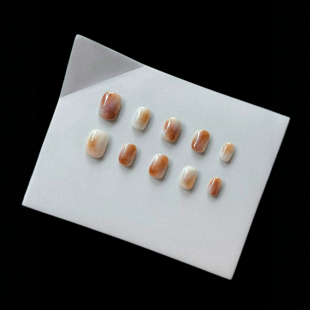 Elegante Gradient Press-On Nagelset
