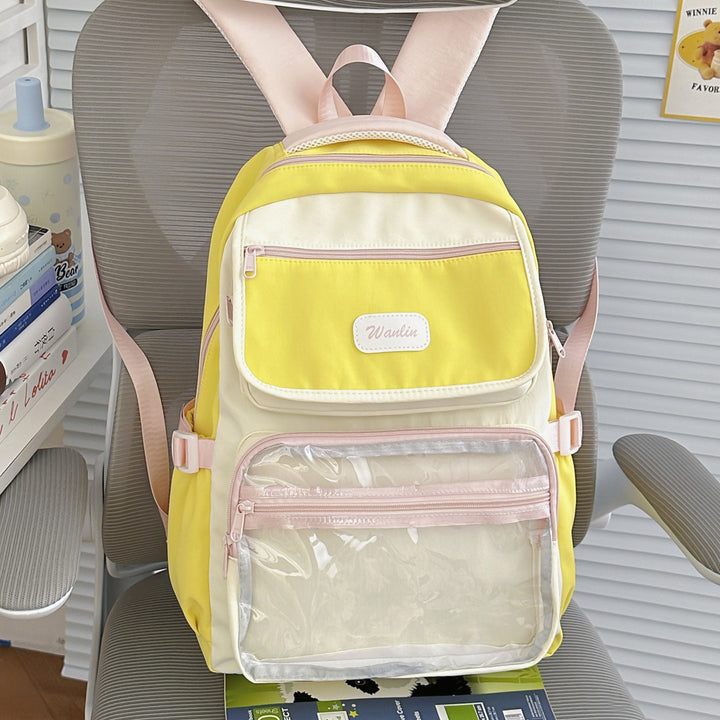 Multi-Taschen Transparenter Rucksack Karnz