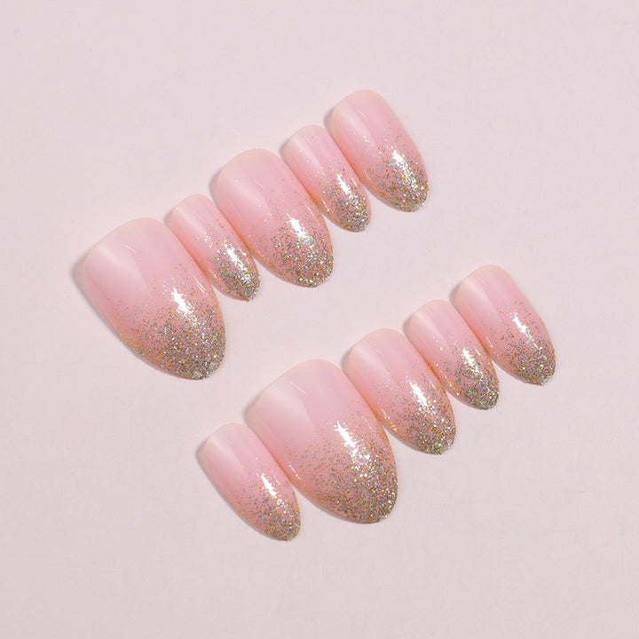 Glitter Ombre Press-On Nägel Karnz