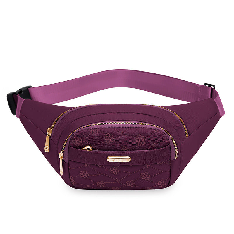Elegante floral designte Gürteltasche Karnz