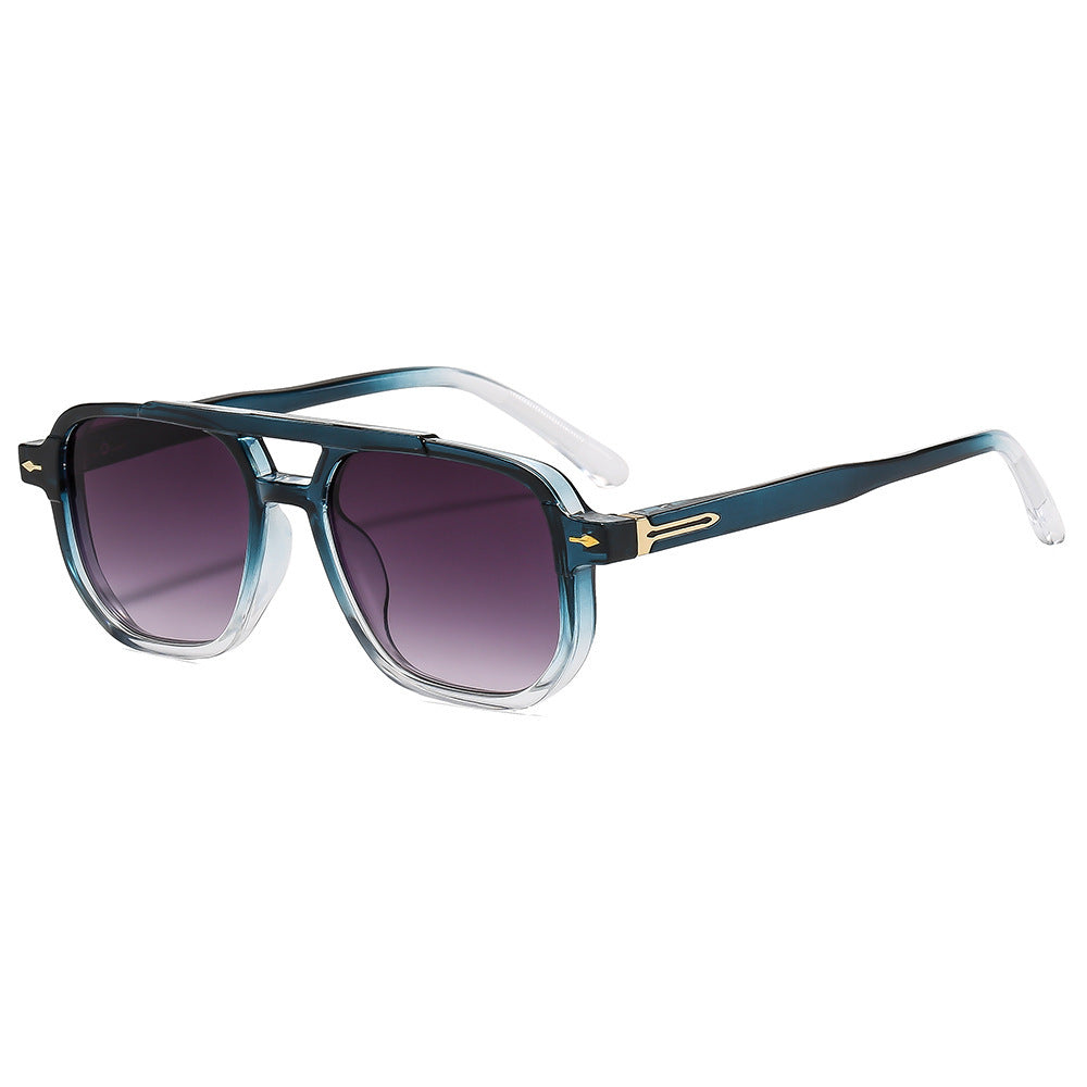 Damen modische Sonnenbrille mit extragroßem Rahmen Karnz