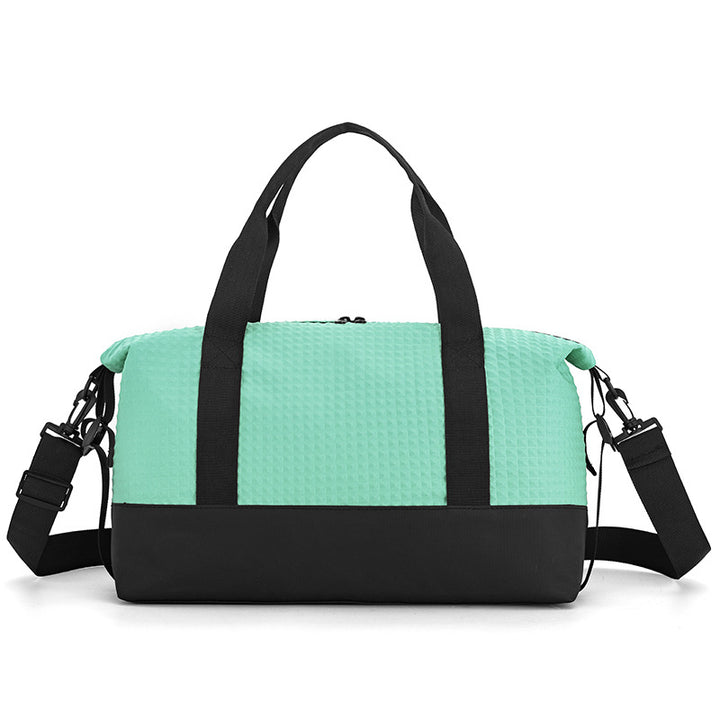 Texturierten Stoff Reise Duffle Bag Karnz