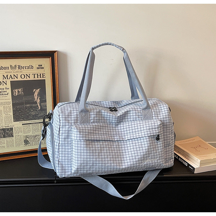 Stylische gemusterte Reisetasche Karnz