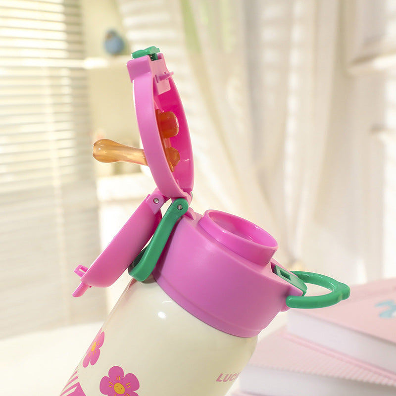 Unisex Isolierte Trinkflasche mit süßem Tierdesign Karnz