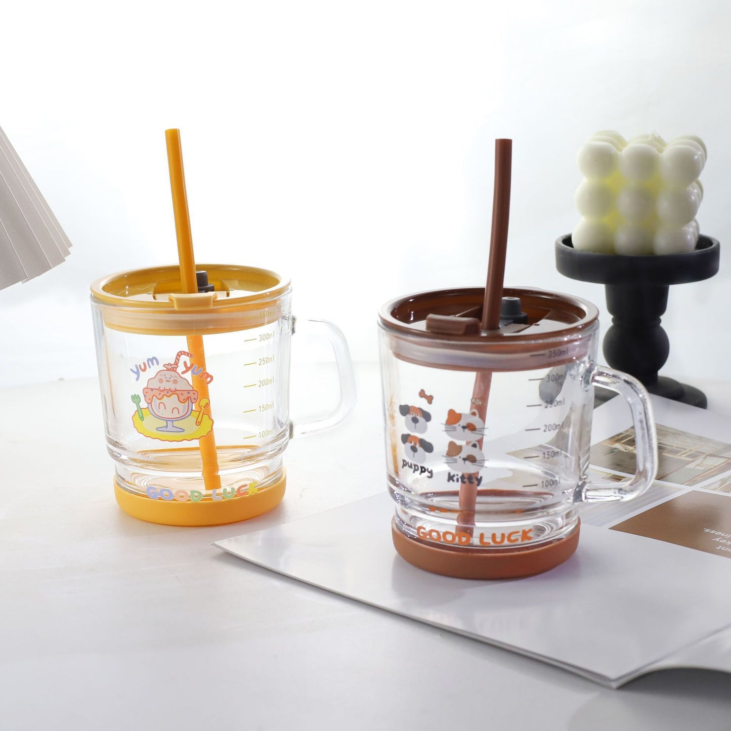 Damen kreativer Trinkbecher mit besonderem Motiv Karnz