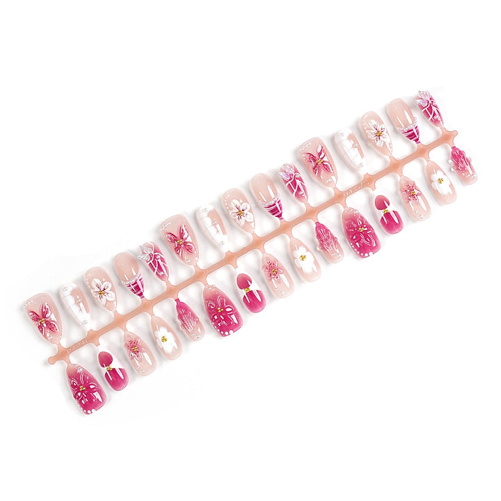 Premium Press-On Nail Art Kit mit Zubehör