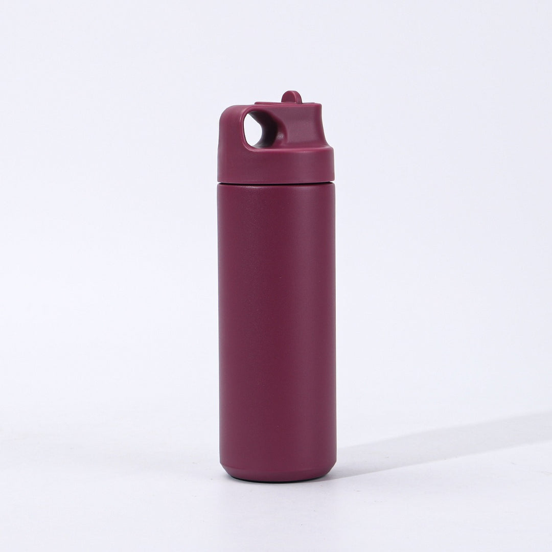 Damen hochwertige Isolier-Trinkflasche mit praktischem Tragegriff Karnz