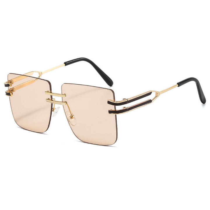 Damen modische Sonnenbrille mit extravagantem Rahmen und filigranen Akzenten Karnz
