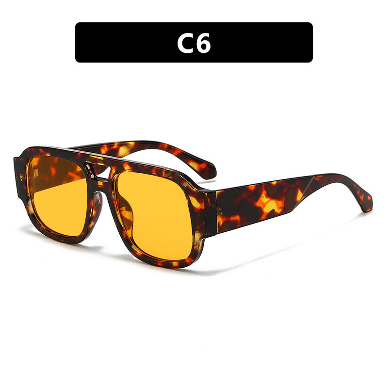 Damen moderne Sonnenbrille im eleganten Rechteckdesign Karnz