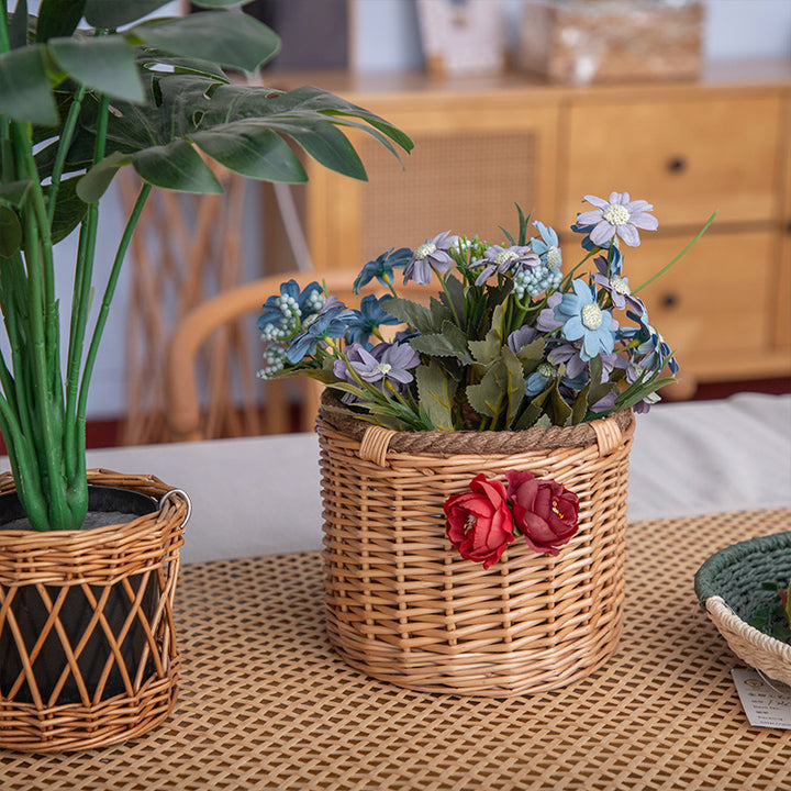 Dekorative handgefertigte gewebte Blumentopf Karnz