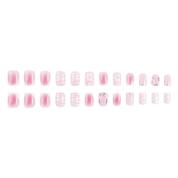 Dekorative Künstlerische Press-On Nagelset