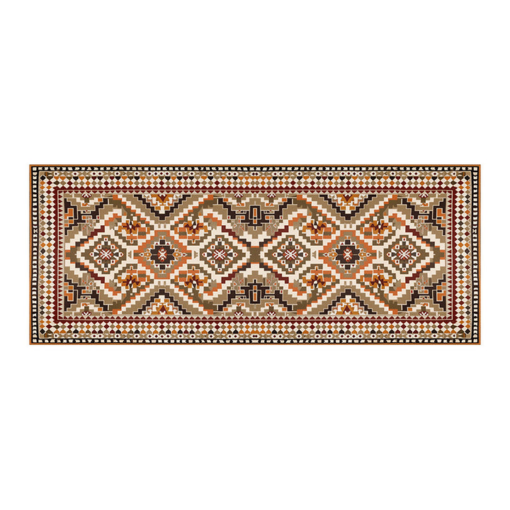 Vintage-inspirierter geometrischer Teppich Karnz