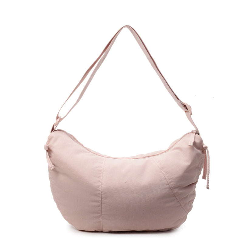 Lässige weiche Stoff Hobo Tasche Karnz