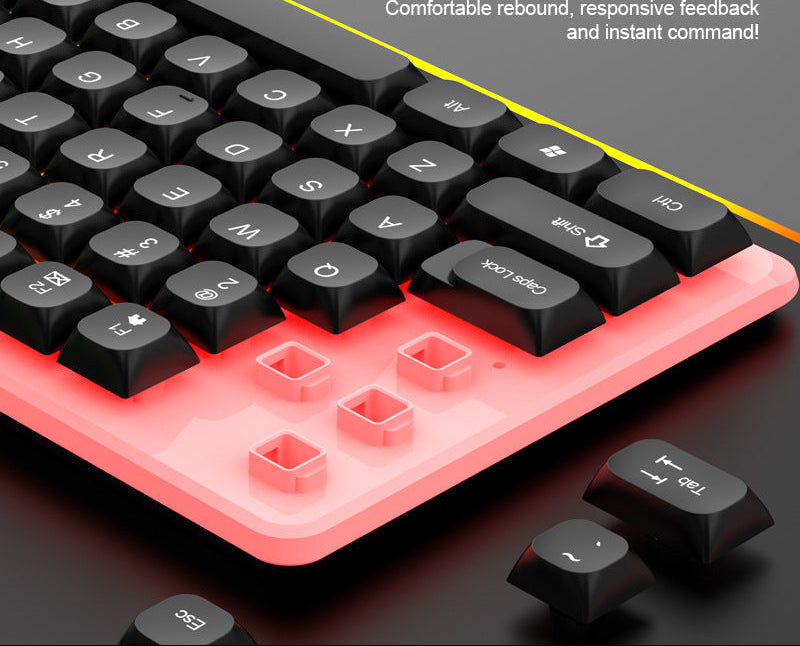 Gaming-Tastatur mit LED-Hintergrundbeleuchtung Karnz