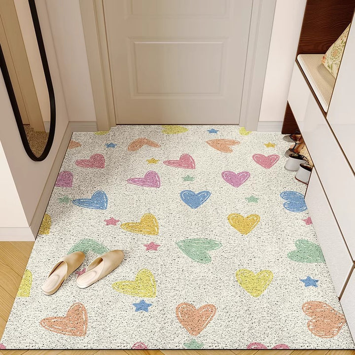 Stylische Terrazzo-Design Eingangsfußmatte Karnz