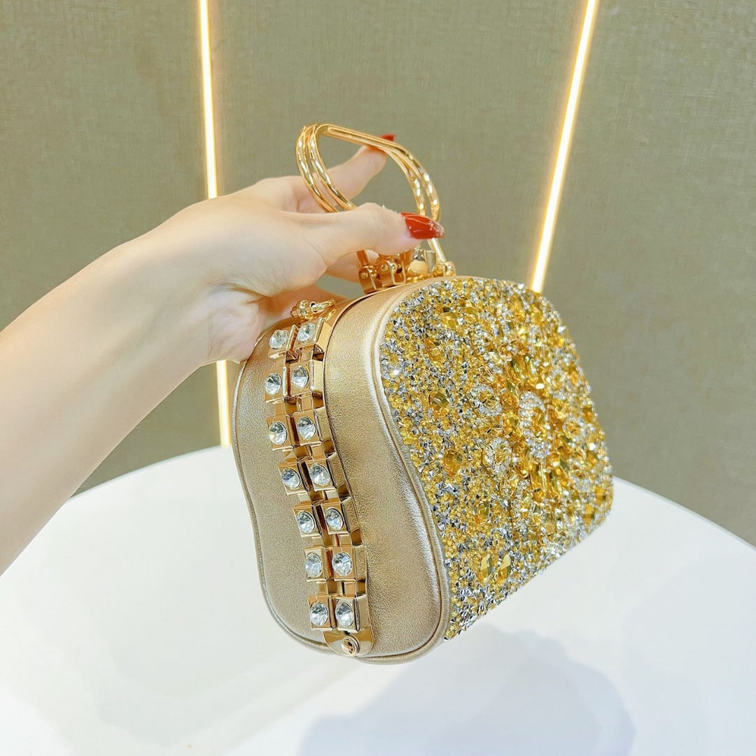 Elegante Perlen Abendtasche