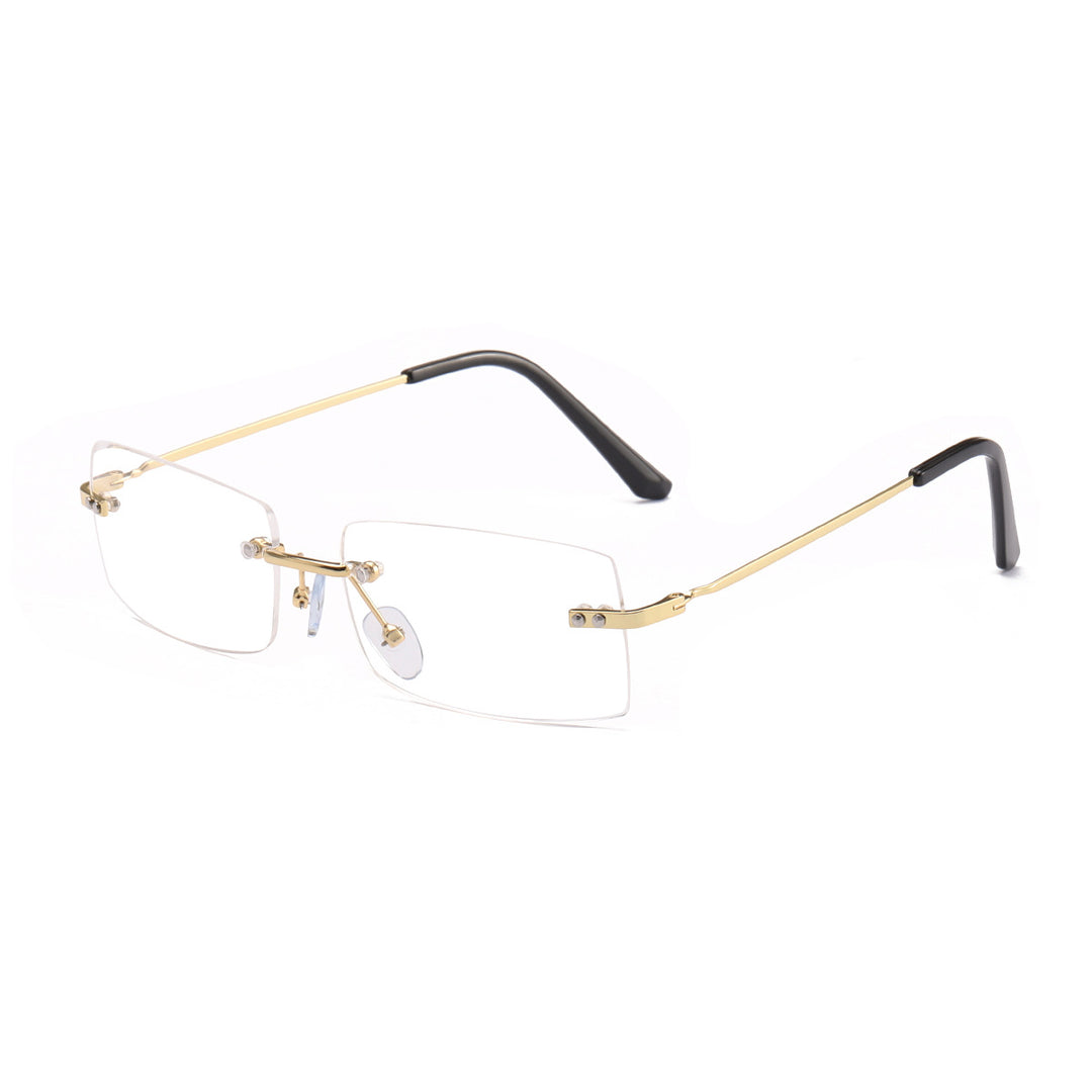 Damen modische Sonnenbrille mit elegantem, filigranen Rahmen Karnz