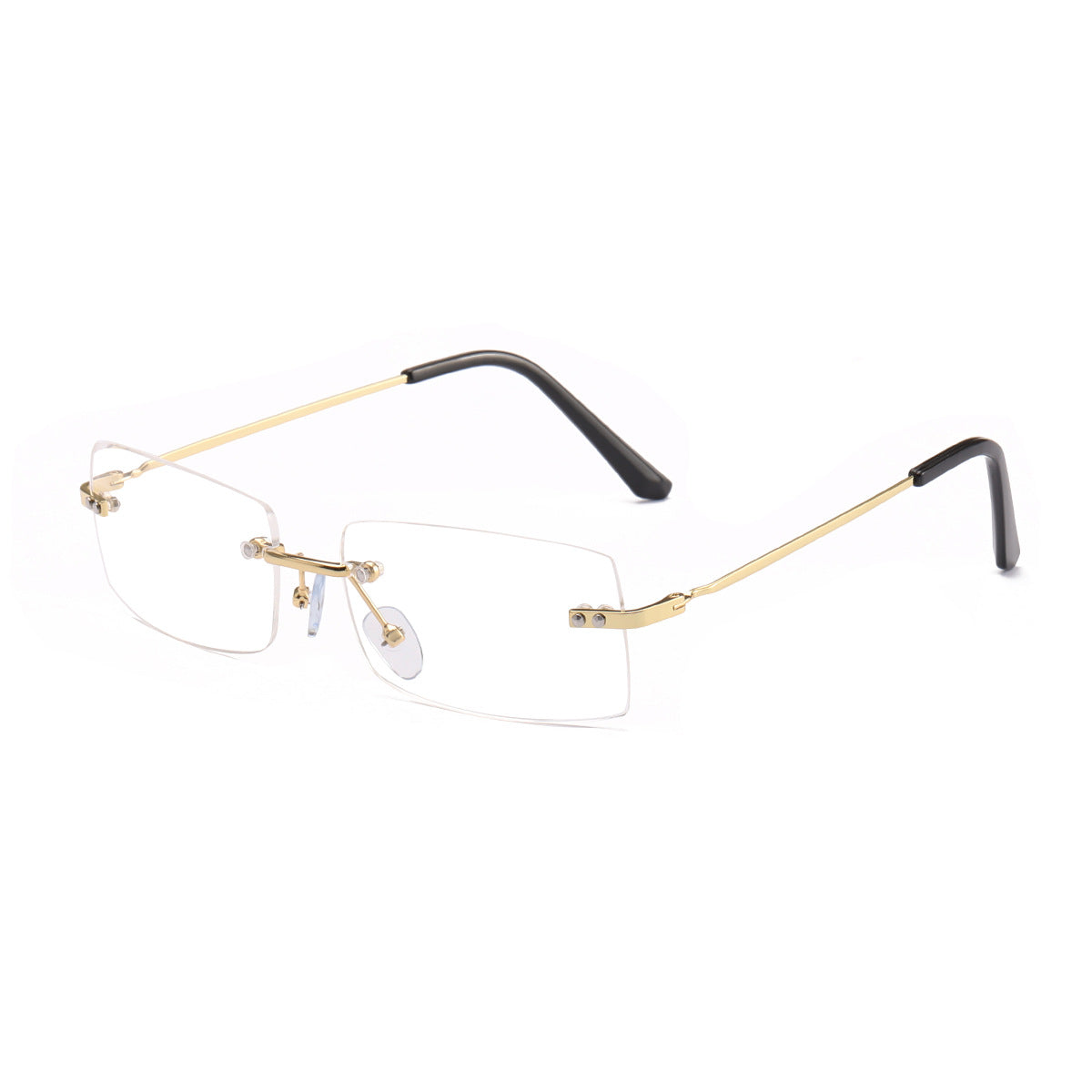 Damen modische Sonnenbrille mit elegantem, filigranen Rahmen Karnz