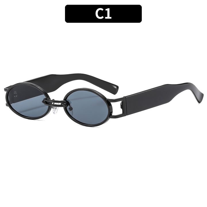 Mode Ovalrahmen Sonnenbrille