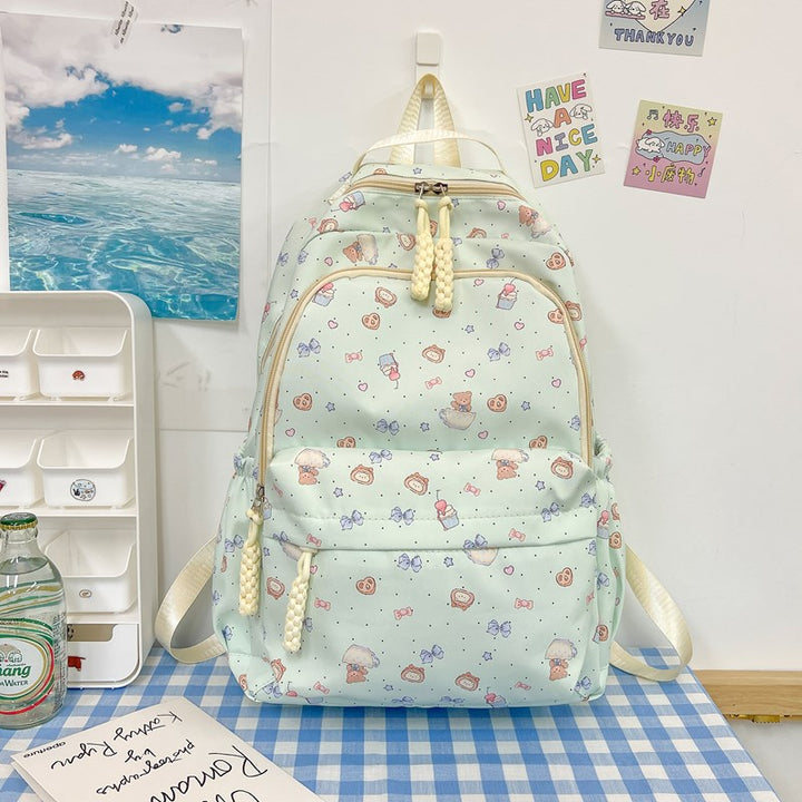 Verspielter Charakterdruck Rucksack