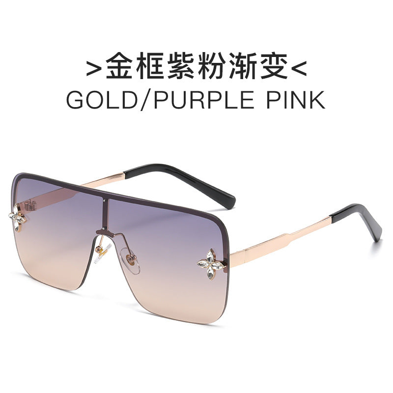 Damen Couture Sonnenbrille im eleganten geometrischen Design Karnz