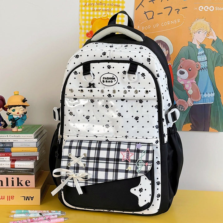 Stylische Grafikdesign-Schulrucksack Karnz