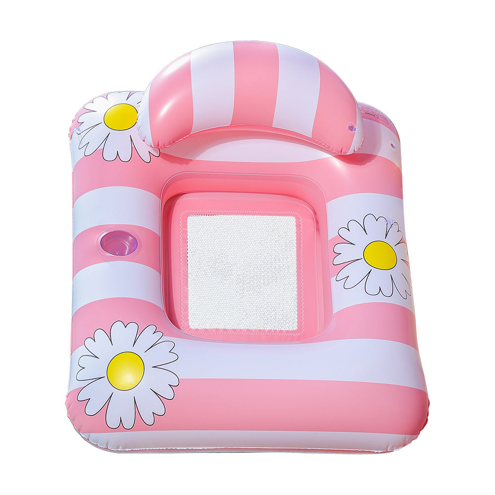 Damen Aufblasbare Badeliege mit Blumendesign Karnz