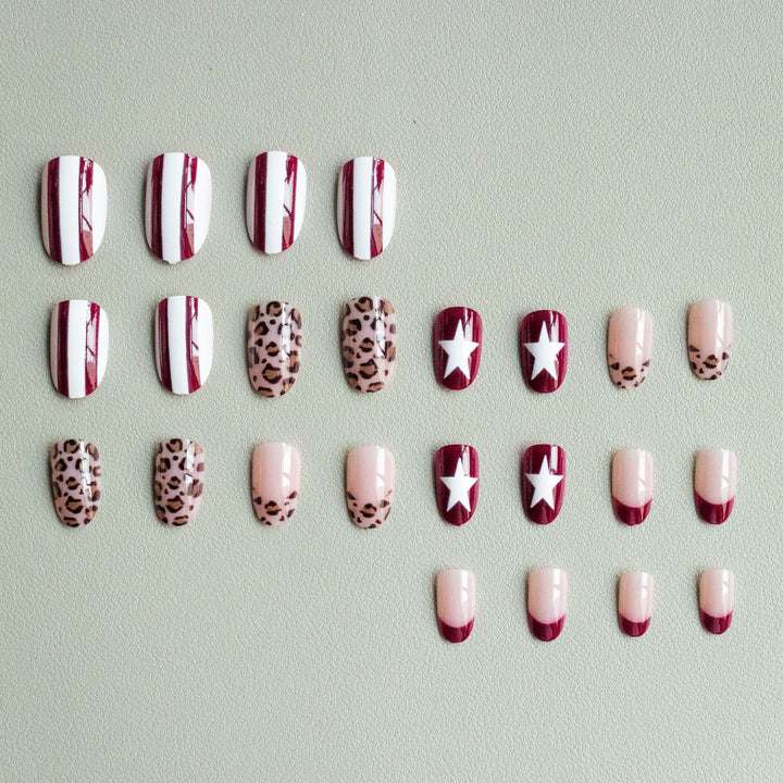 Dekoratives Künstlerisches Nagelkunst-Set